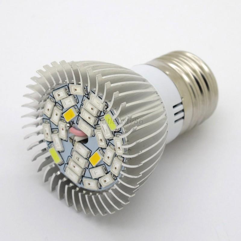 28W Plant Flower Veg Growing Lamp Bulb Full Spectrum LED Grow Light E27